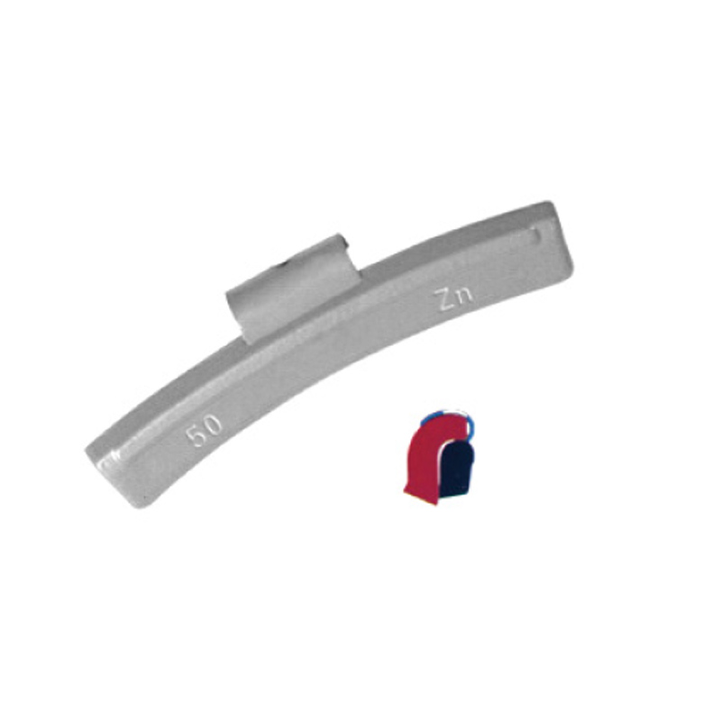 Zn Clip-on hjulvægte til alufælge-EW-3106